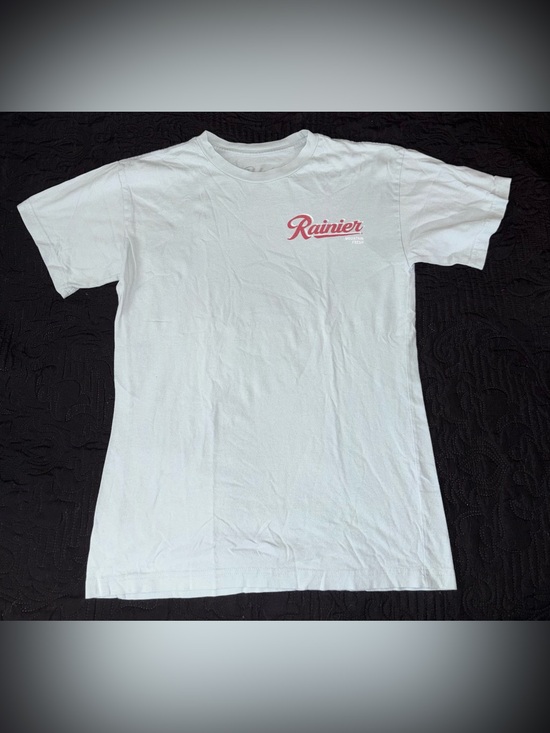 Pabst Blue Ribbon Other - Pabst Rainier Logo Short Sleeve Crew Neck T-Shirt Size Small